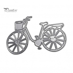 Jalgratta kuju l&otilde;ikamine DIY v&auml;ljal&otilde;igete albumi &scaron;abloonvormi paberi reljeeft&ouml;&ouml;riist &otilde;nnitluskaardi jaoks h&otilde;be