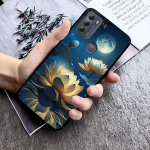 Lotus Flower telefoni&uuml;mbris Moto G84 G22 G32 G42 G52 G62 G53 G72 G60 G60S G100 G10 G20 G30 G13 G50 G 5G G Pure jaoks Moto G60S