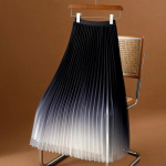 Elegantsed t&uuml;llist midiseelikud naiste gradientv&otilde;rgust midiseelikud T&auml;navar&otilde;ivad Korea k&otilde;rge v&ouml;&ouml;kohaga elastsed k&otilde;ik sobivad A Line seelikud XXL must