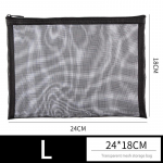 1 tk reisihall must v&otilde;rkkangast kosmeetikakott T&otilde;mblukuga meigikott Naiste pesu tualett-tarvete kott meigikorraldaja kaasaskantav hoiukott M hall v&auml;rv