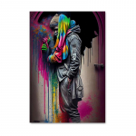 Abstraktne t&auml;navagrafiti kunstiplakat ja v&auml;ljatr&uuml;kid l&otilde;uendimaaling seinakunsti pildid elutoa kodukaunistuseks Cuadros 21x30cm No Framed