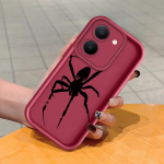 Pehme silikoonist ruudukujulise redeli mustriga telefoni&uuml;mbris, t&auml;ielikult kattev, kaamera p&otilde;rutuskindel kaitse, kummist &uuml;mbris Vivole Vivo Y27S must