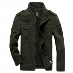 Fall Air Force'i &uuml;he puuvillane meeste jope Military Cargo Plus-suuruses vabaaja jope M