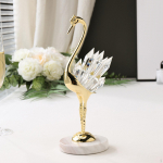 Dekoratiivne kuju Luige kujukeste sulamikollektsioon lauaarvuti dekoratiivne loomaskulptuur sissep&auml;&auml;suks Style A