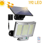 P&auml;ikeselamp 104LED Kaasaskantav latern 80000LM P&auml;ikesevalgusti Kaugjuhtimispuldiga valgustid Sisseehitatud aku V&auml;listingimustes kasutatav p&auml;ikese seinavalgusti B-192LED