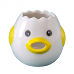 Cartoon Cute Chicken Keraamiline munajagaja Valge munakollase eraldajad Loomingulised munavedeliku filtrid K&uuml;psetust&ouml;&ouml;riistad Munarestid K&ouml;&ouml;gitarbed roosa