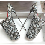 30CM K&otilde;rge Kontsaga Naiste Kingad &Uuml;mara Ninaga Suvesandaalid Stiletto 20CM platvormiga postitantsu kingad Modelli Kingad 41