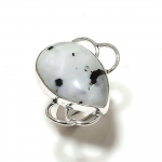 Natural Rainbow Moonstone Gemstone 925 Sterling Silver Gift Ring Size 6 p5c95