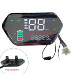 48 V 60 V 72 V LCD-ekraani arvesti juhtpaneel EBike elektrilise rolleri mootori jaoks Snap installation