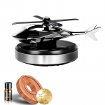 Lennuki p&auml;ikeseenergia parf&uuml;&uuml;mi difuusor autokaunistus Aroomiteraapia auto stiil koos libisemiskindla mati sulamist p&auml;ikeseenergia p&ouml;&ouml;rleva &otilde;hus&otilde;iduki auto lisavarustus must