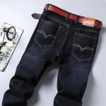2024 S&uuml;gis-Talv Uued Meeste Denim P&uuml;ksid Mitmek&uuml;lgsed Venivad Sirge S&auml;&auml;rega &Auml;ri Jeansid Meestele 30