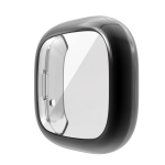 Fitbit Versa3 Sense TPU k&otilde;ikeh&otilde;lmav kaitsekate Fitbit Sense Versa 3 kaitse&uuml;mbrisele must
