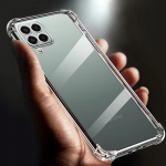 Paksendatud turvapadjaga p&otilde;rutuskindel l&auml;bipaistev pehme TPU telefoni&uuml;mbris Samsung Galaxy M33 5g &uuml;mbrisele L&auml;bipaistev tagakaas M 33 funda &uuml;mbrised for samsung M33 5G puhas