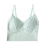 Naiste termovest 2-in-1 s&uuml;gis-talvine &otilde;mblusteta pitsist rinnahoidja-vest reguleeritavate paeltega, masinpestav aluspesu koduseks igap&auml;evaseks kandmiseks M