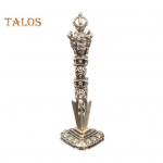 Kolm n&auml;gu messingist Vadžra nuia kujuke, nikerdatud budism Phurba nuia metallist kuju skulptuur kodukontori t&ouml;&ouml;laua kaunistus 1pc