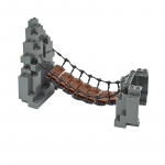 T&otilde;mbesilla komplekt Mountain Bridge Stone Classic MOC klotsid Tarvikud Konstruktor Ehitusplokid Osad 6083 23996 63141 tumehall v&auml;rv
