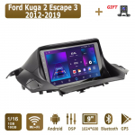 Android Carplay autoraadio Ford Kuga 2 Escape 3 jaoks 2012-2019 Multimeediam&auml;ngija peaseade Stereo GPS-navigatsioon BT WIFI 4+64GB 1+16GB
