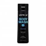 Ustraa Body Wash - Taurine - 250 ml - For Men | Menthol Cooling, Energizing freshness & No Post-Shower Dryness, Intense Foaming without Sulphates