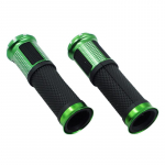 1 paar mootorratta k&auml;epidemed CNC alumiiniumist pehmest kummist juhtraua k&auml;epidemed gaasihoovad universaalsed 7/8 vasakul punane