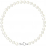 PERLINEA - K&auml;ev&otilde;ru - Ehtsad &uuml;marad magevee kultiveeritud p&auml;rlid 5-6 mm naturaalne valge - 925 sterling h&otilde;be - naiste ehted