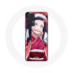 Coque Maniacase pour Samsung Galaxy A32 4G Anime Demon Slayer Kamado Nezuko Le jour de No&euml;l