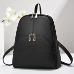 Nahast seljakott Naiste kott Mood vabaaja seljakott Naiste mitmek&uuml;lgne reisikott must