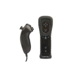 Wiimote Noir - Nunchunk - Avec Motion Plus Int&eacute;gr&eacute;