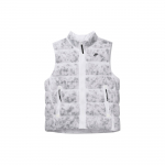 Nike lukuga kraega tuulekindel soe puuvillane vest meestele, valge DN2818-100 XXL