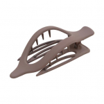 Naiste juukseklambri lehe kuju Libisemisvastased hambad Juuste n&ouml;&ouml;pn&otilde;el Tagumine pea juuksehoidja Lihtne kanda juukseaksessuaar veinipunane v&auml;rv