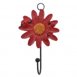 Loominguline leibkonna lepatriinu Flower Resin Keys Mantel M&uuml;ts Seinakonks Kodukaunistus punane