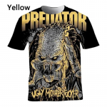 Predator Graafiline T-s&auml;rk meestele Mood T&auml;navar&otilde;ivad Hip Hop 3D Prinditud &Otilde;udusfilm Alien T-s&auml;rk Suvine vabaaja naister&otilde;ivad XL