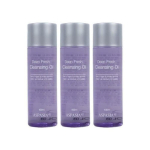 Aspasia Makeup Makeup 4U Deep Eye Cleansing Fresh, 3 pcs. Oil 100ml Remove Lip Soothing, 3 pcs. gray