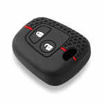 Silikoonist Auto 2 Nupuga V&otilde;tmekate Peugeot 106 107 206 207 307 Citroen C1 C2 C3 C4 XSARA PICASSO jaoks Toyota AYGO jaoks Kaitse must