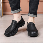 Moodsad Meeste Vabaajajalatsid Trend Briti &Auml;rikasulik Pehme Tald Libisemiskindel Isa Kingad Keskealistele Meestele Zapatillas Hombre 39 must