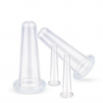 Jar Vacuum Cupping Cans for Massage silicone Suction Cup Chinese Suction Cups Face Massage Cans Anti Cellulite Anti-wrinkl roosa