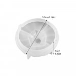 Halloweeni k&otilde;rvitsa silikoonvorm Lihtne vabastada K&otilde;rvitsamaja Hoiustamine Kompvekikarp Epoks&uuml;vaigu valuvorm kaanega