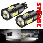 2TK T15 W16W WY16W Super Bright 1600Lm LED pirnid Canbus No Error Auto tagavaratuli Auto Taga pidurilamp Punane Valge Kollane valge