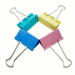 32mm/41mm/51mm 12/24 tk, v&auml;rviline pikk sabaklamber Tuvisabaklamber, suur keskmine ja v&auml;ike kontoritarvete komplekt 32mm-24pcs