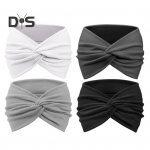 4 tk veniv pehme peapael Hea elastse s&otilde;lme disainiga juuksepael, &uuml;hev&auml;rviline veniv pestav peapael juuste aksessuaar 6