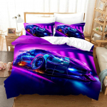 Sportauto Luksuslik Voodipesukomplekt Tekikott Magamistoa Tekikatted &Uuml;hekohaline Kaksik Kuningsuuruses Tekikate Kodutekstiil EU Single 135x200cm