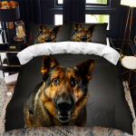 Saksa lambakoer Tekikoti komplekt King/Queen suurus T&otilde;upuhas jahikoer Loom Voodipesukomplekt Lastele Armas koer Kutsikas Pol&uuml;ester Kohtumise kate EU single 135x200cm