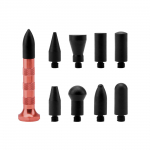 DIY auto v&auml;rvita m&otilde;lkide parandamise komplekt m&otilde;lkide haamer, metallist koputuspliiats, 9 otsaga otsikud m&otilde;lkide eemaldamise t&ouml;&ouml;riistad auto rahe kahjustuste parandamiseks