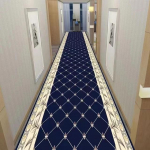 Luksuslik Disain Pikk Vaip Jooksja Koridori Esiku Dekoor Libisemisvastane Ribaga Vaibad HOTELL Elutuba Ukseava Pestav Uksematt 80X400CM