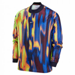 Nike Dri-Fit V&auml;litingimustes Vabaaja &Uuml;mmarguse Kaelusega Pika Varrukaga Jalgpallis&auml;rk Meeste &uuml;laosad Hele-Mango-Kollane Heleroheline-Bordoopruun Hundihall FZ0561-643 M