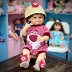 55 cm pestav elutruu pehme k&auml;sitsi maalitud simulatsioon Baby Reborn Doll Lapsed saadavad m&auml;ngunuku Girl