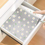 2025. aasta Daisy Pattern veekindel ja niiskuskindel riiulivooder &ndash; l&auml;bipaistev, mittekleepuv EVA matt k&ouml;&ouml;gikappide, sahtlite ja kingariiulite jaoks 30cm*100cm