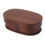 Vintage naturaalsest puidust l&otilde;unas&ouml;&ouml;gikonteinerid, puidust Bento karbid 18 * 12 * 5,5 cm