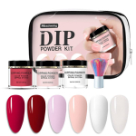 Huancai k&uuml;&uuml;nte dipping pulbri komplekt K&uuml;&uuml;nte s&auml;deluspulber mitme v&auml;rviga K&uuml;&uuml;nte niisutuspulber DIY disaini t&ouml;&ouml;riistakomplekt Dipping powder suit gray