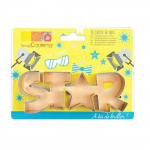 D&eacute;coupoir en inox - Star - 14,5 x 5 cm - Emporte-pi&egrave;ce - Cuisine - Gourmandises