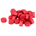 Perles de cire hexagonales 30 g - Rouge